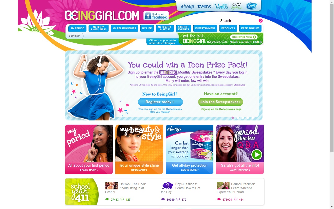Digital Marketing - P&G’s Being Girl